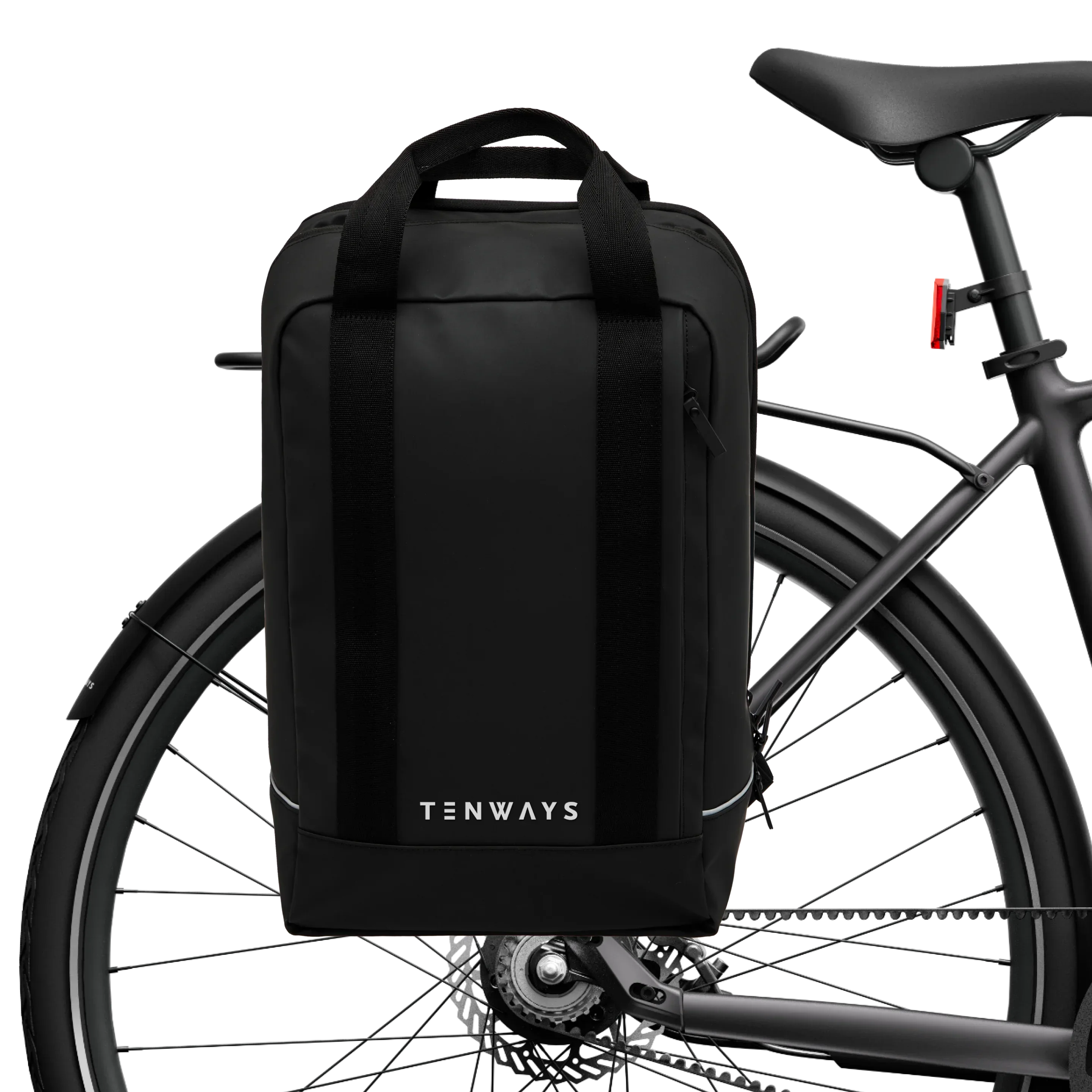 TENWAYS Backpack Pannier Convertible Bike Bag Waterproof Commuter Accessory