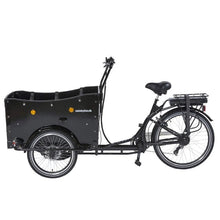 AMCargoBikes Curve Kindergarten Open Cargo Electric Tricycle – Black - BikeVentures
