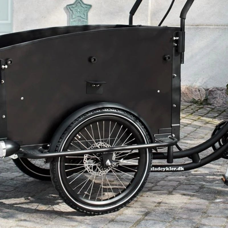 AMCargoBikes Deluxe Electric Cargo Bike Tricycle - Black - BikeVentures