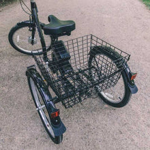 AMCargoBikes Low Step Adult Electric Tricycle, 24″ Wheel – Black - BikeVentures