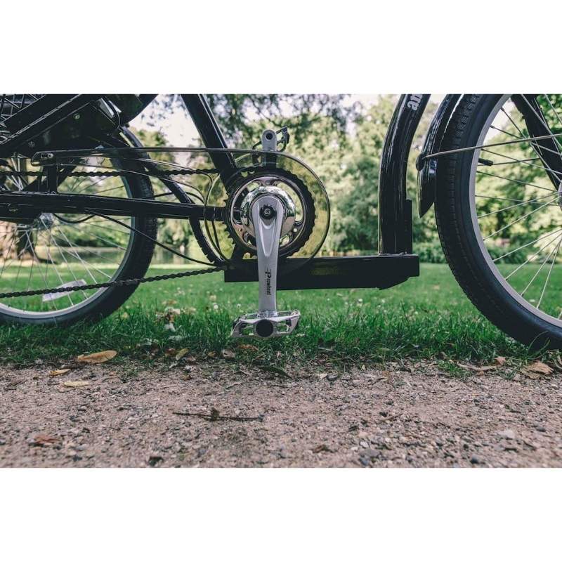 AMCargoBikes Low Step Adult Electric Tricycle, 24″ Wheel – Black - BikeVentures