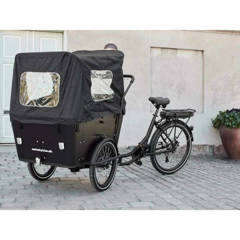 AMCargoBikes Ultimate Harmony Cargo Electric Bike Tricycle – 250W, Seats Up to 4 Children - BikeVentures