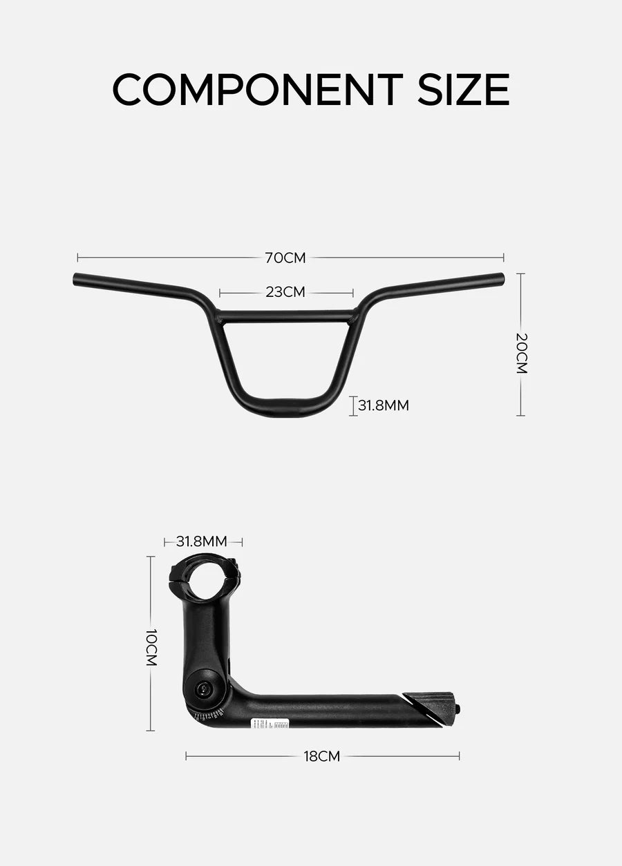 BMX Handlebar for EP - 2 Pro/Engine X/EP - 2 Boost - BikeVentures