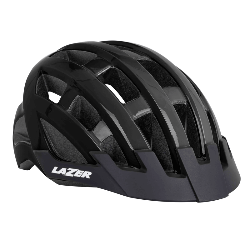 Compact Helmet, Black, Uni - Size - BikeVentures