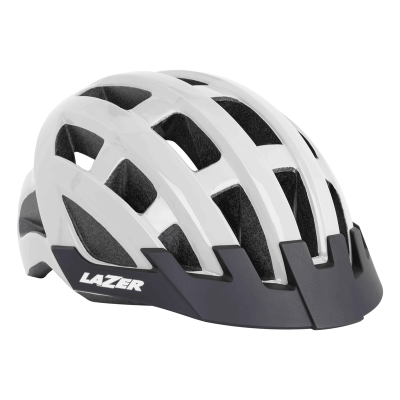 Compact Helmet, White, Uni - Size - BikeVentures