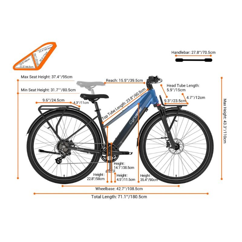 Cyrusher Asuka Trekking E - Bike - BikeVentures