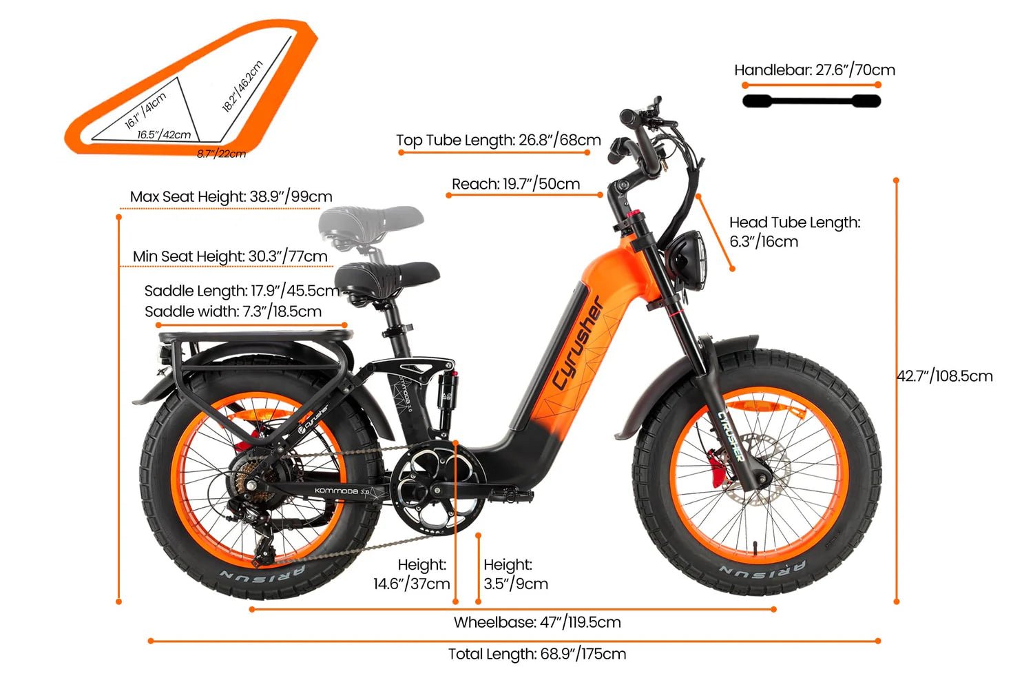 Cyrusher Kommoda 3.0 Step - through Electric Bike - BikeVentures