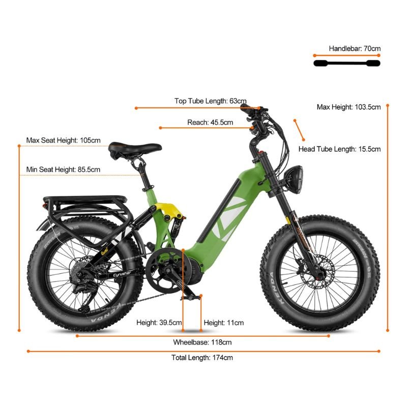 Cyrusher - Quest Mid - Drive Step - through Ebike - BikeVentures