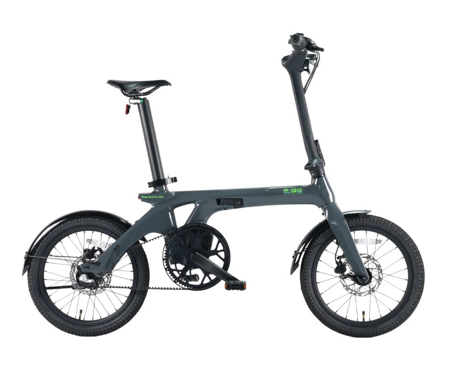 E - Go CarbonLite 3S Folding E - Bike 250w (2 colours) - BikeVentures