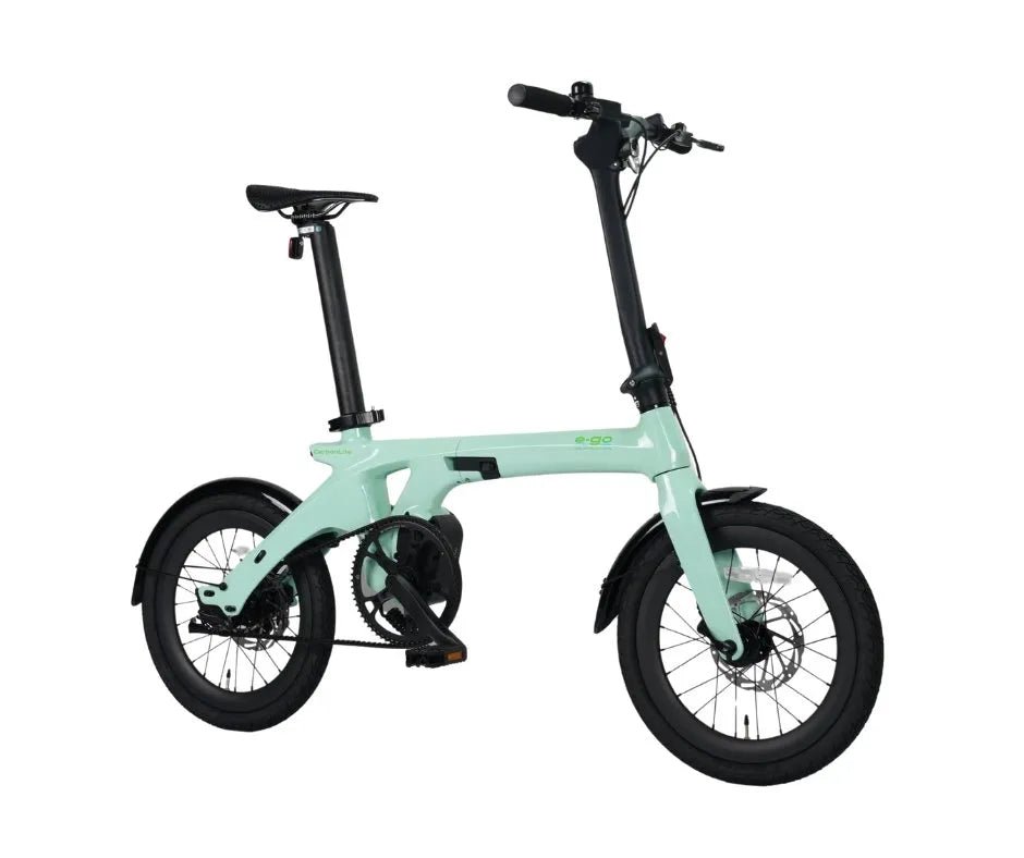 E - Go CarbonLite Folding E - Bike 250w (2 colours) - BikeVentures