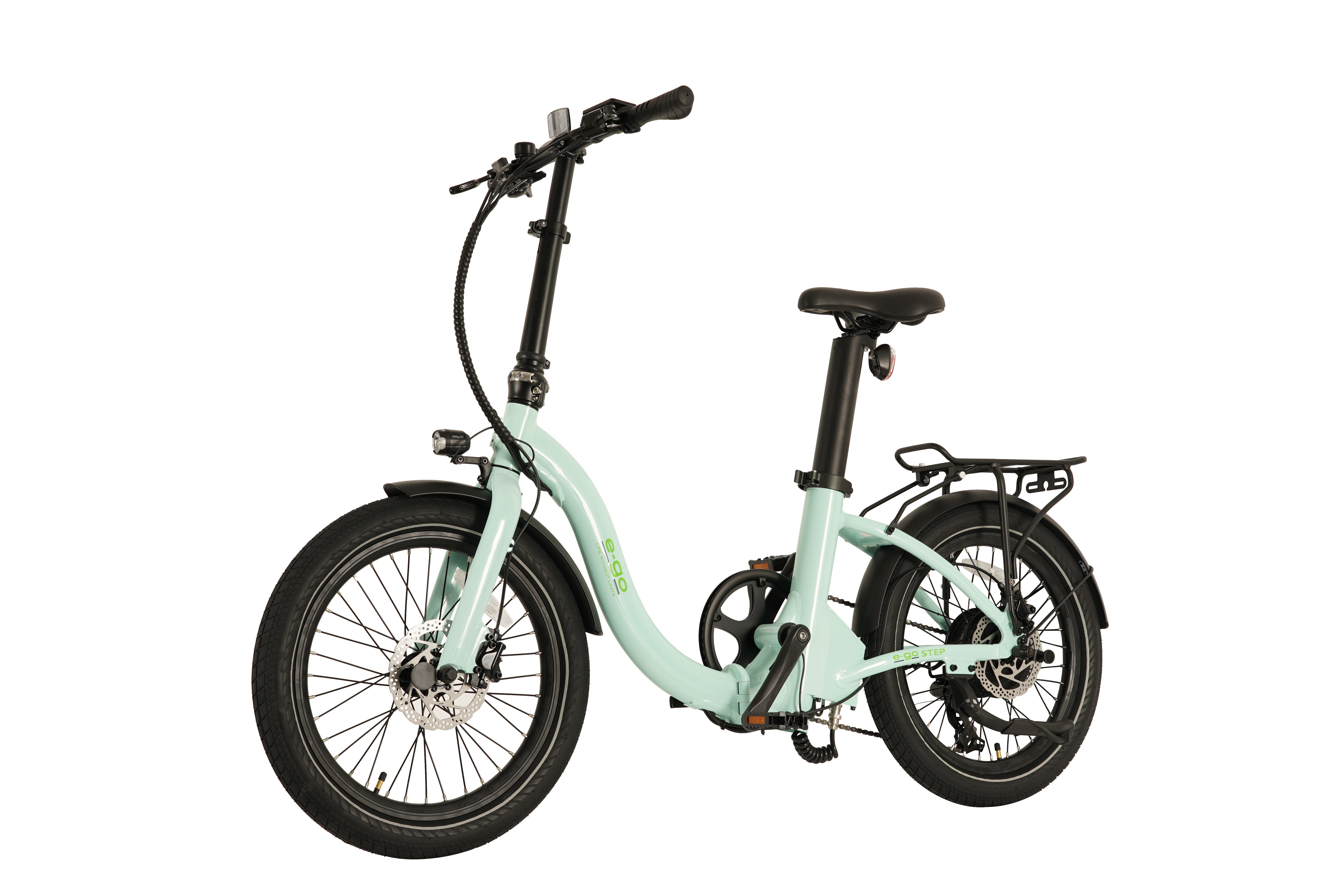 E - Go Low Step Through Folding E - Bike 250w (3 colours) - BikeVentures