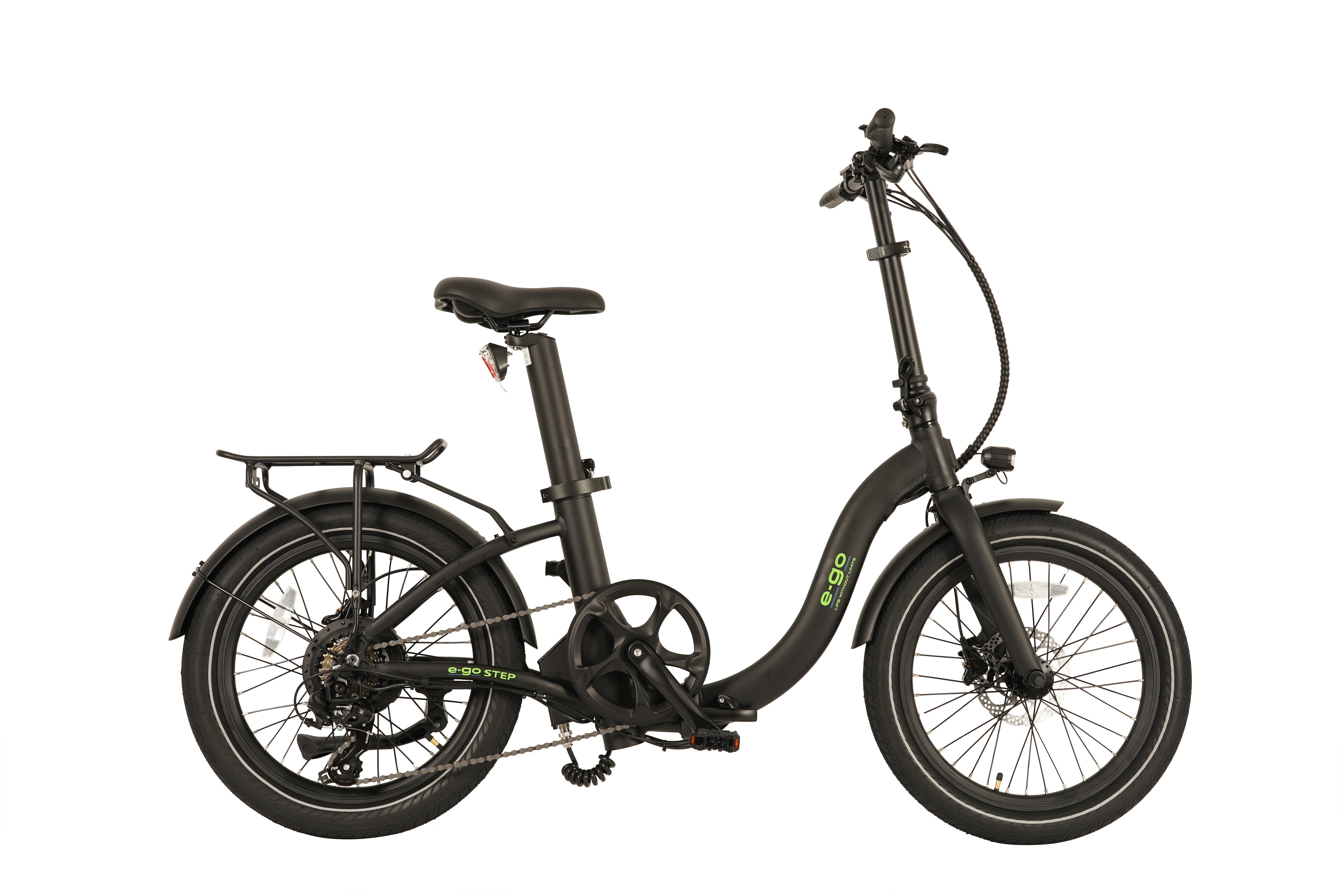 E - Go Low Step Through Folding E - Bike 250w (3 colours) - BikeVentures