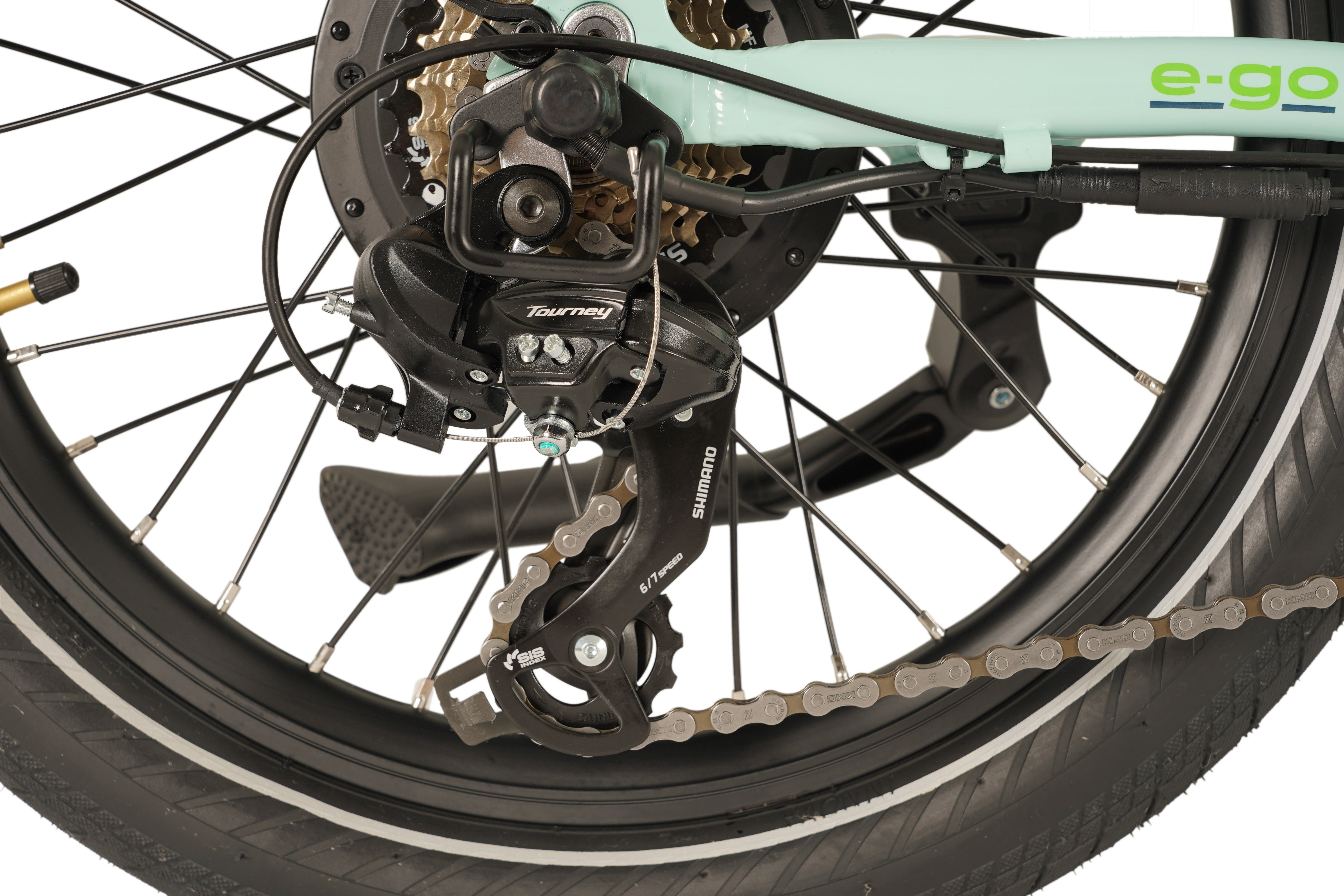 E - Go Low Step Through Folding E - Bike 250w (3 colours) - BikeVentures