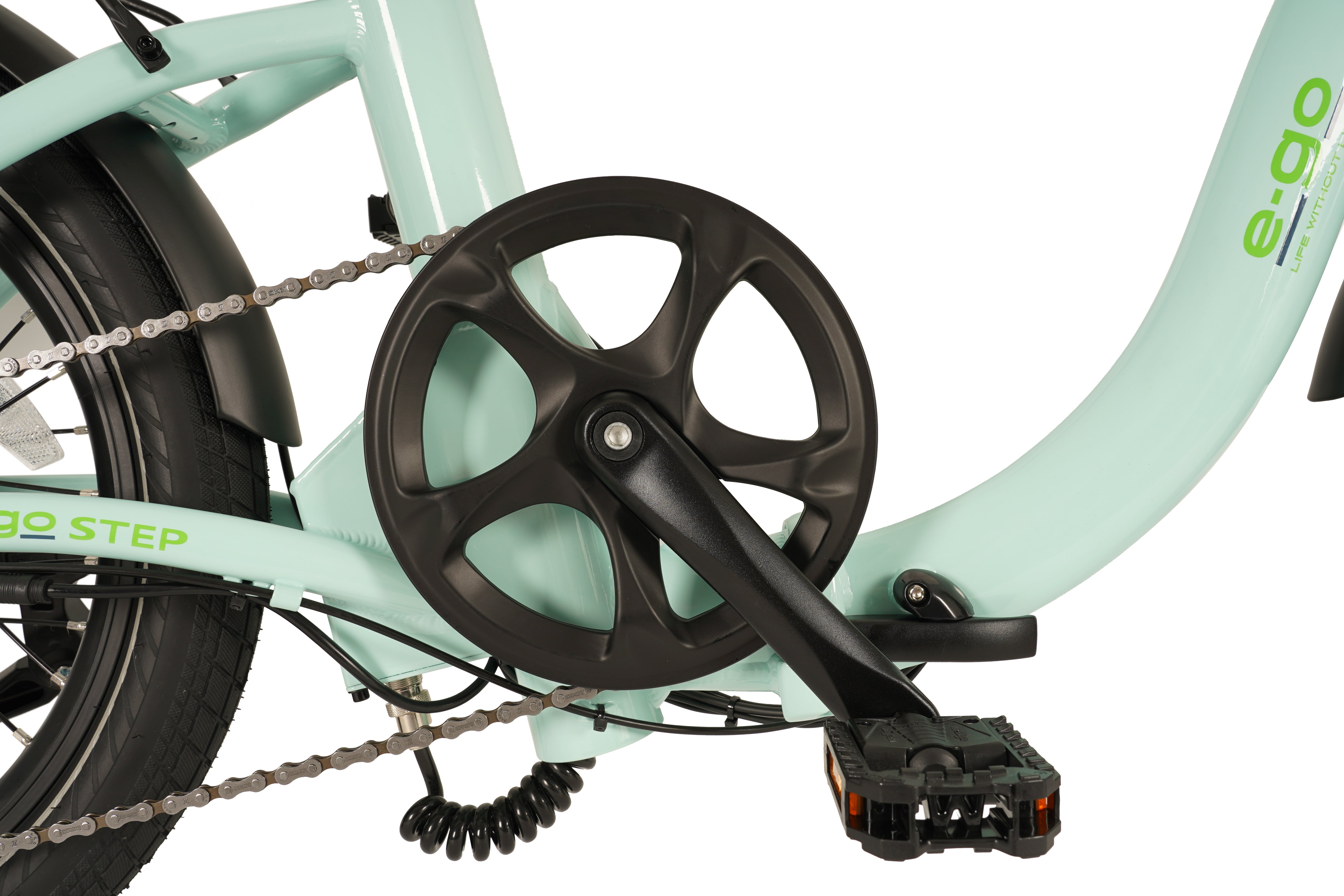 E - Go Low Step Through Folding E - Bike 250w (3 colours) - BikeVentures