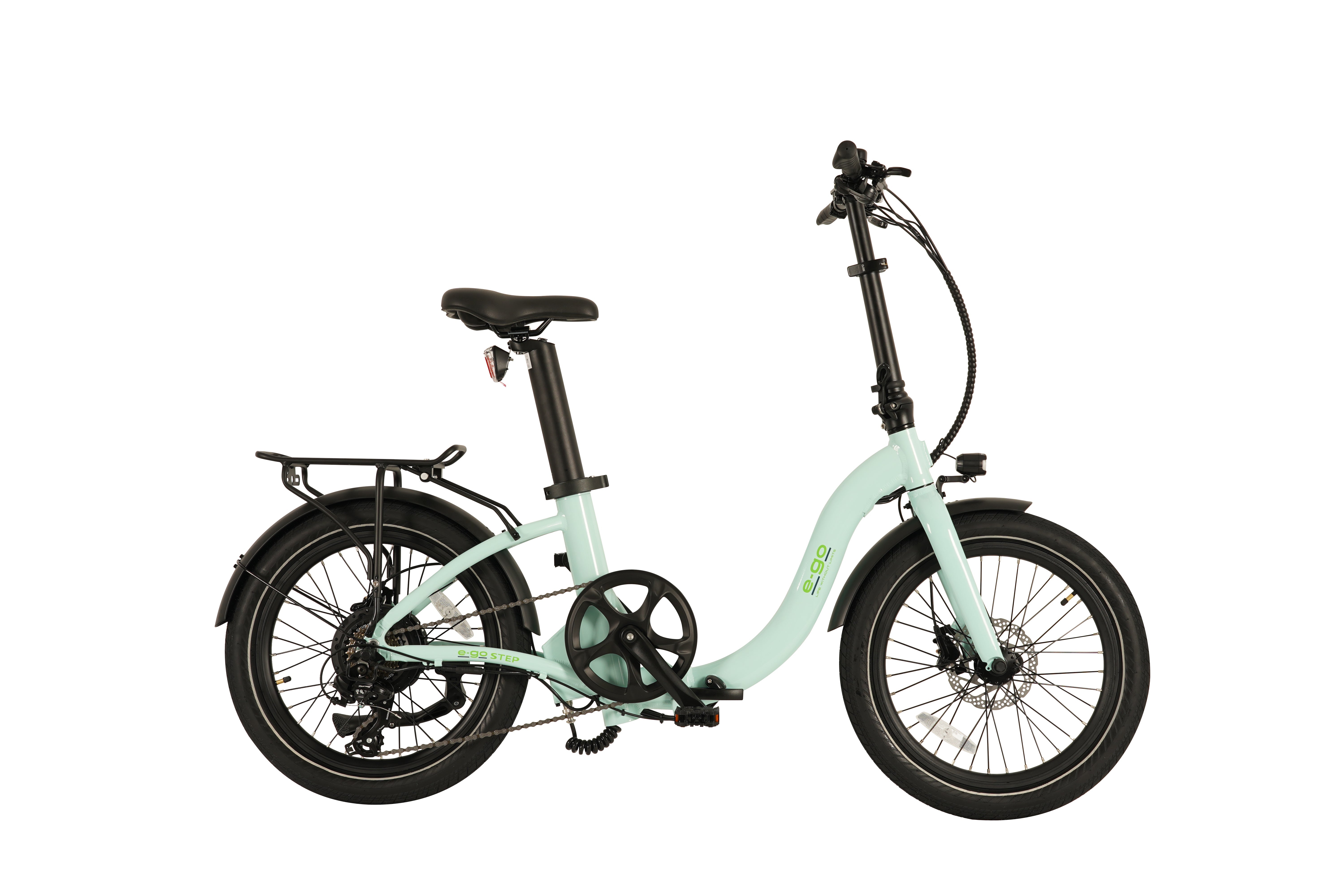 E - Go Low Step Through Folding E - Bike 250w (3 colours) - BikeVentures