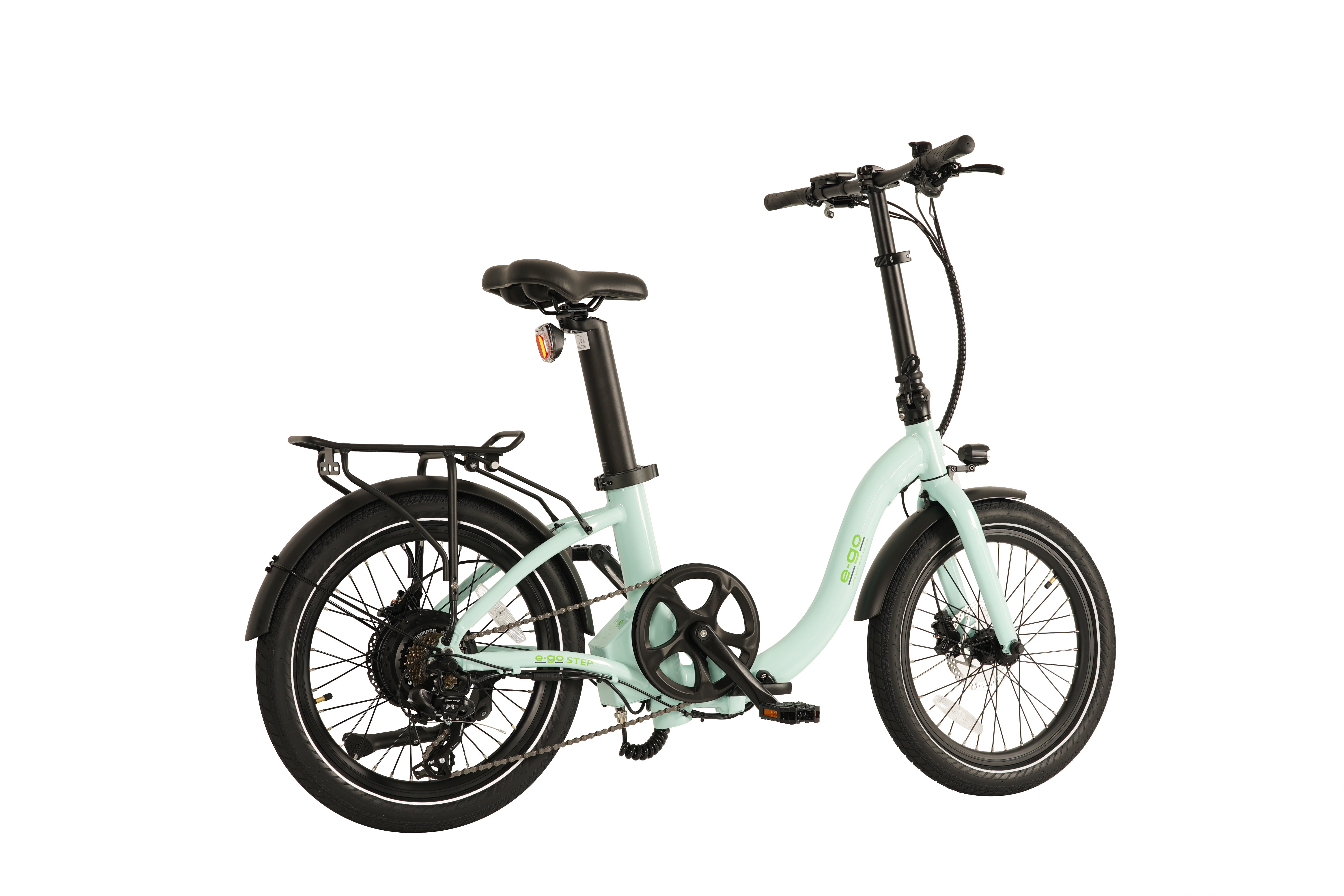 E - Go Low Step Through Folding E - Bike 250w (3 colours) - BikeVentures