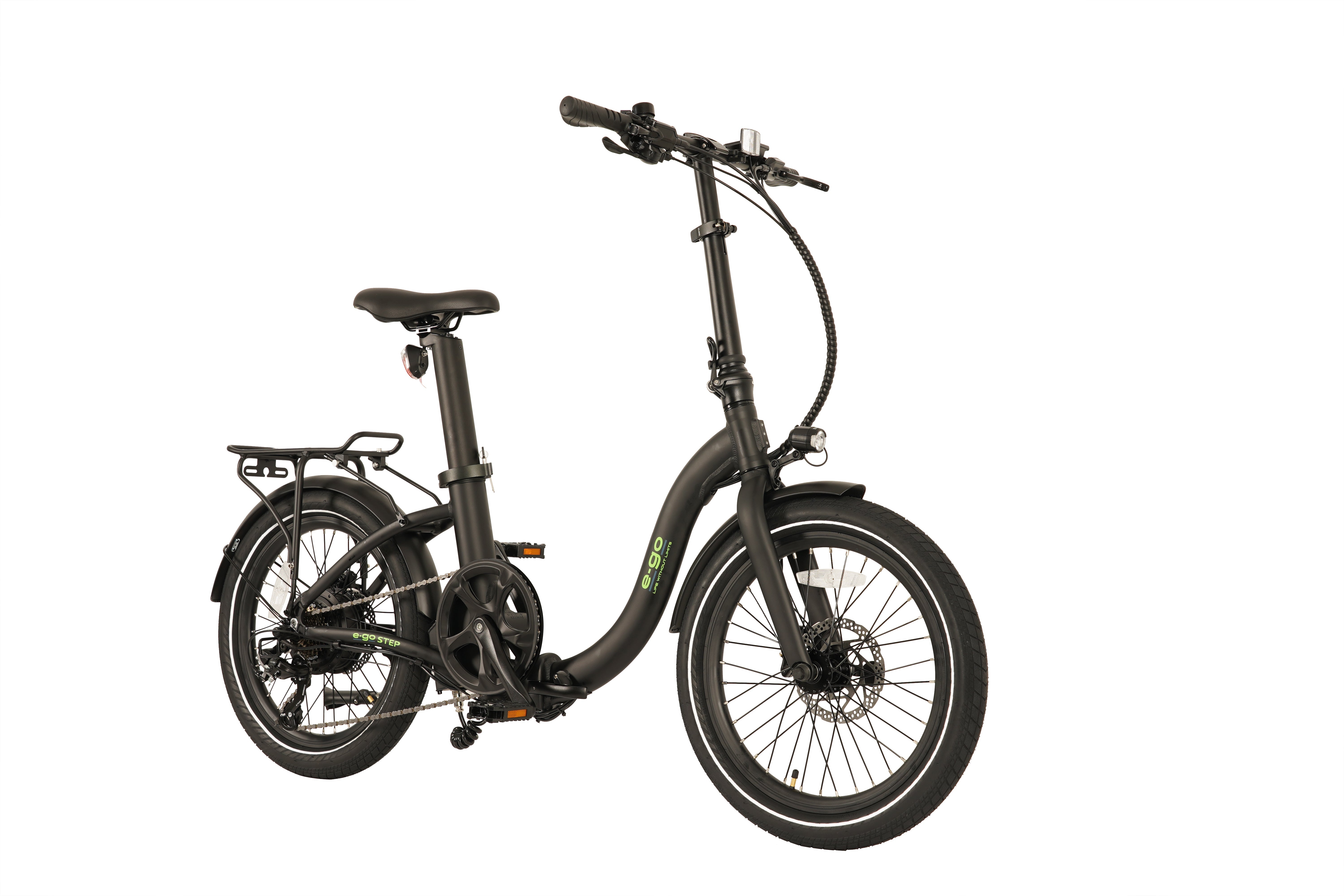 E - Go Low Step Through Folding E - Bike 250w (3 colours) - BikeVentures