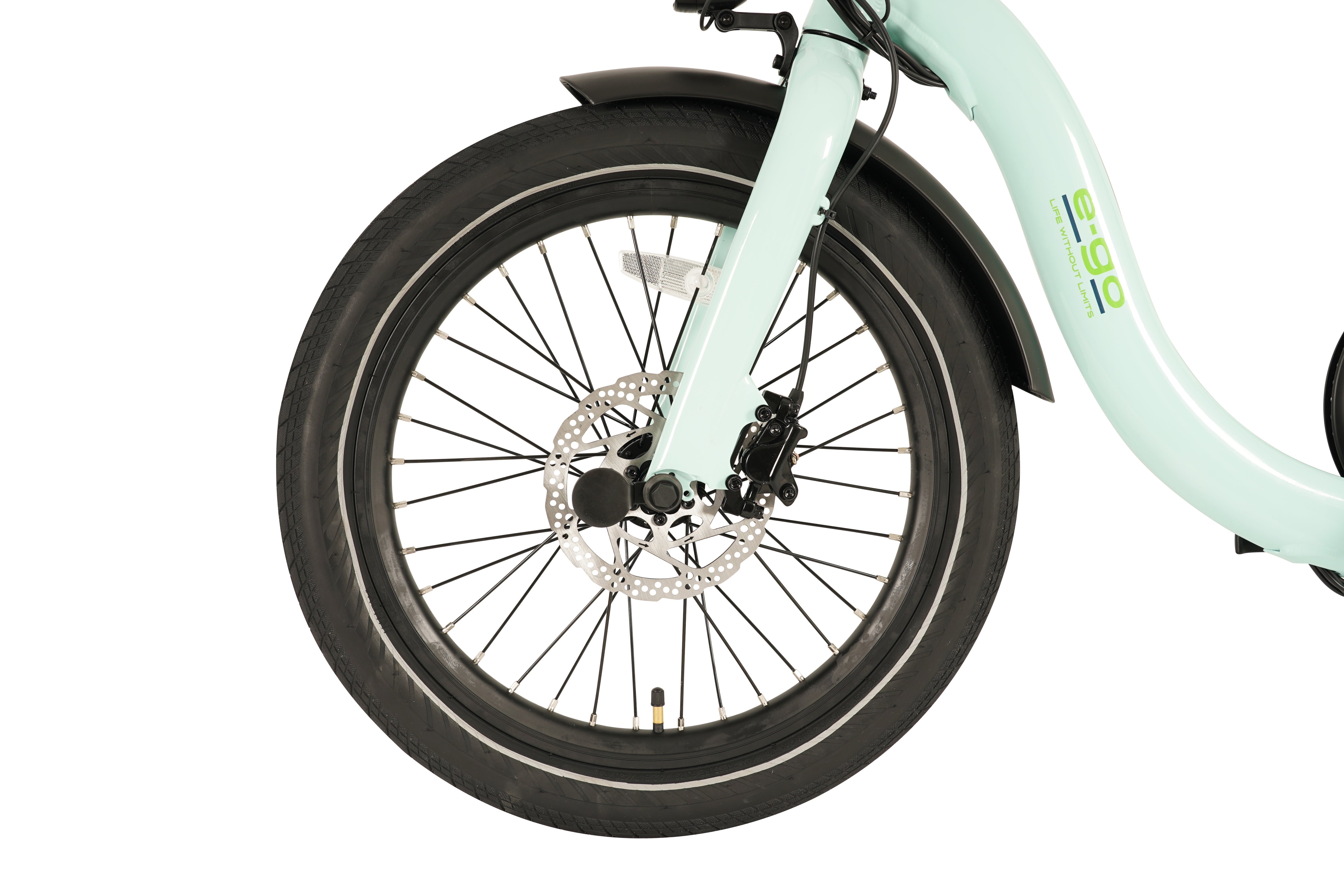 E - Go Low Step Through Folding E - Bike 250w (3 colours) - BikeVentures