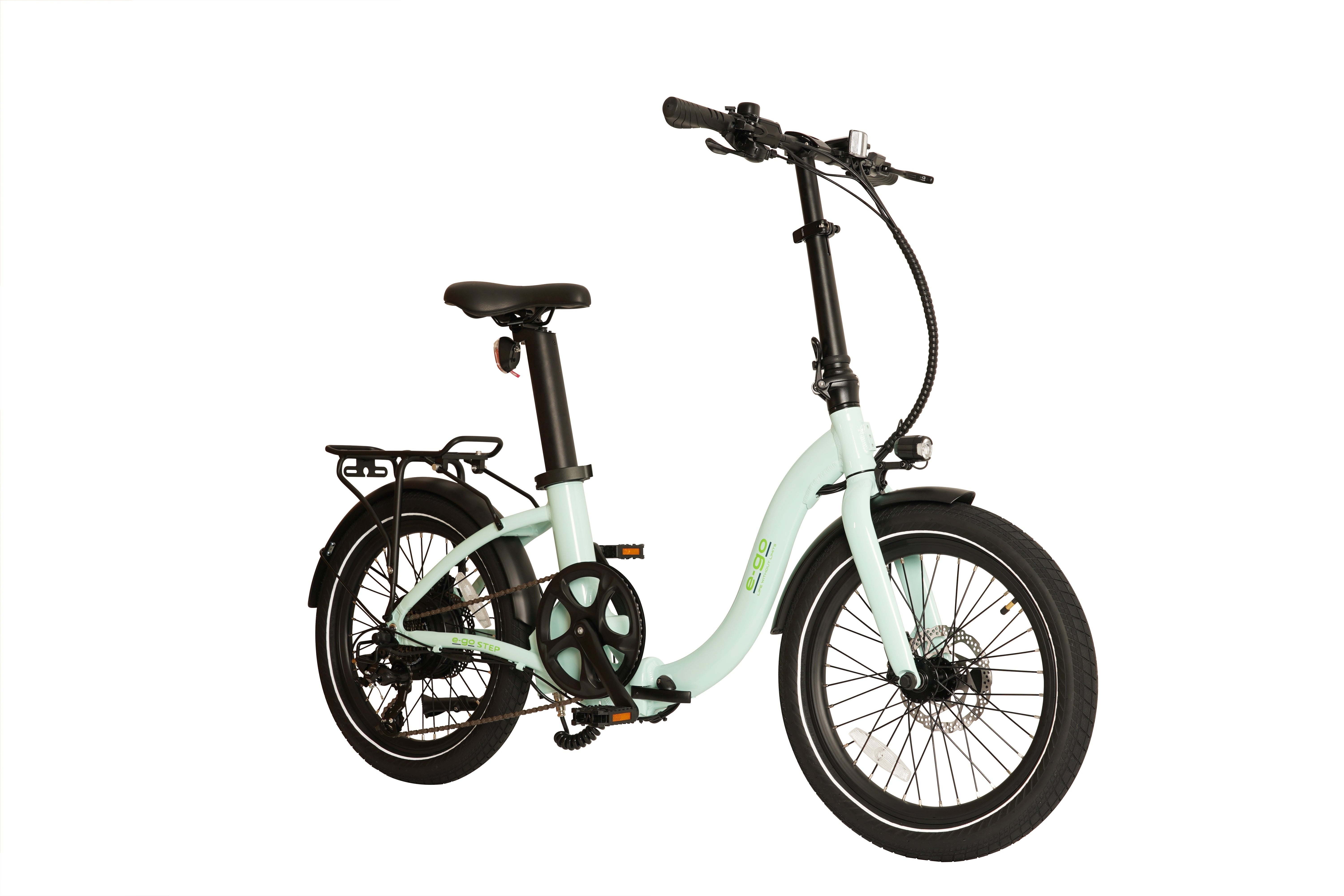 E - Go Low Step Through Folding E - Bike 250w (3 colours) - BikeVentures