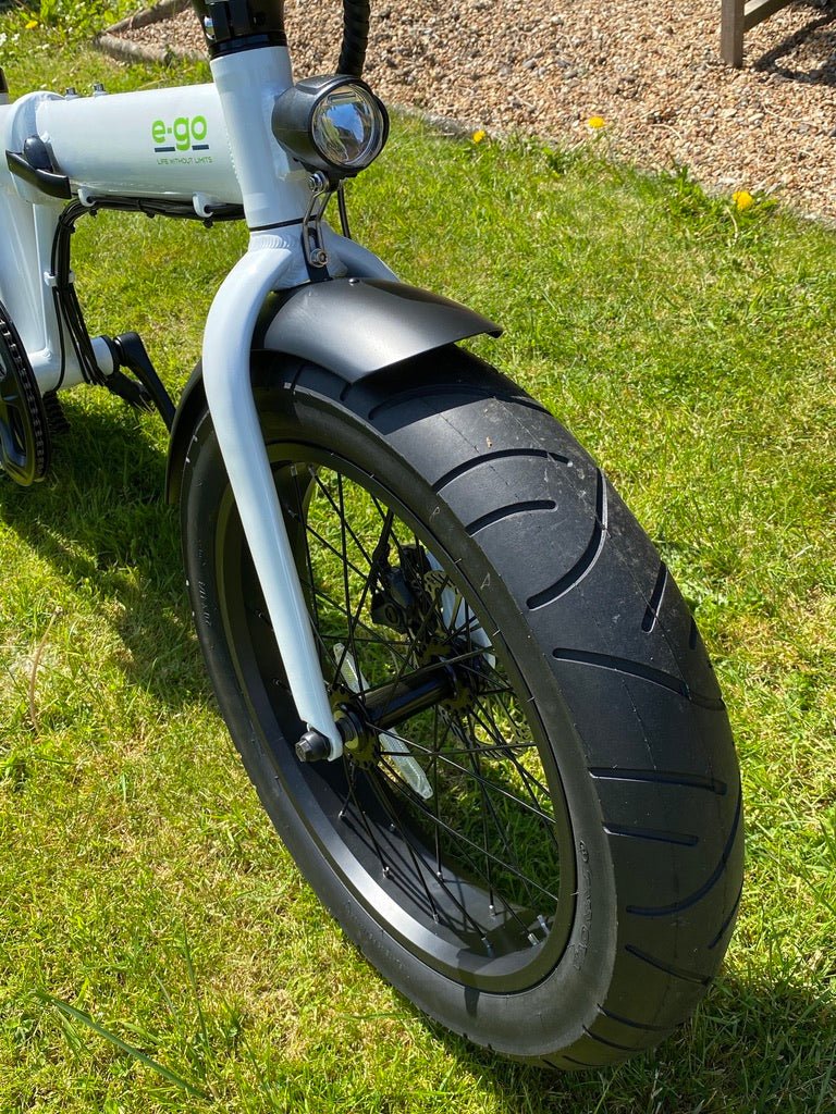 E - Go Max+ Fat Tyre Folding E - Bike 250w (3 colours) - BikeVentures
