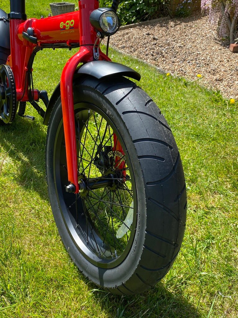 E - Go Max+ Fat Tyre Folding E - Bike 250w (3 colours) - BikeVentures
