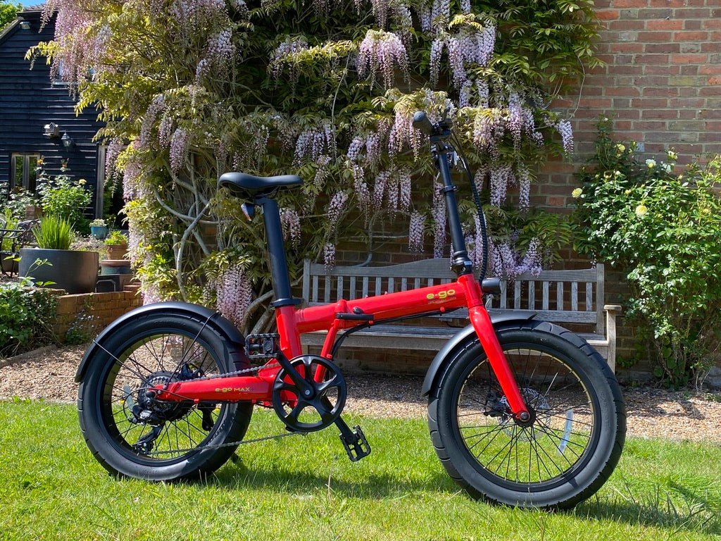 E - Go Max+ Fat Tyre Folding E - Bike 250w (3 colours) - BikeVentures