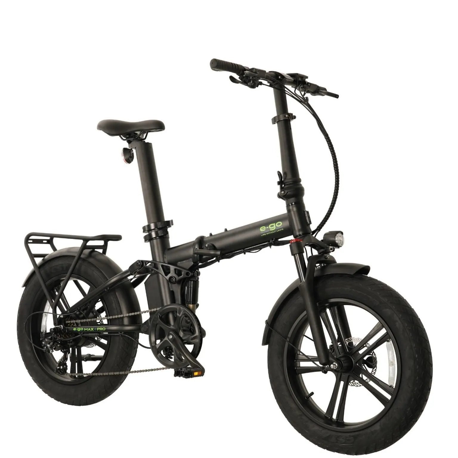 E - Go Max+ PRO Fat Tyre Folding E - Bike 250w (3 colours) - BikeVentures