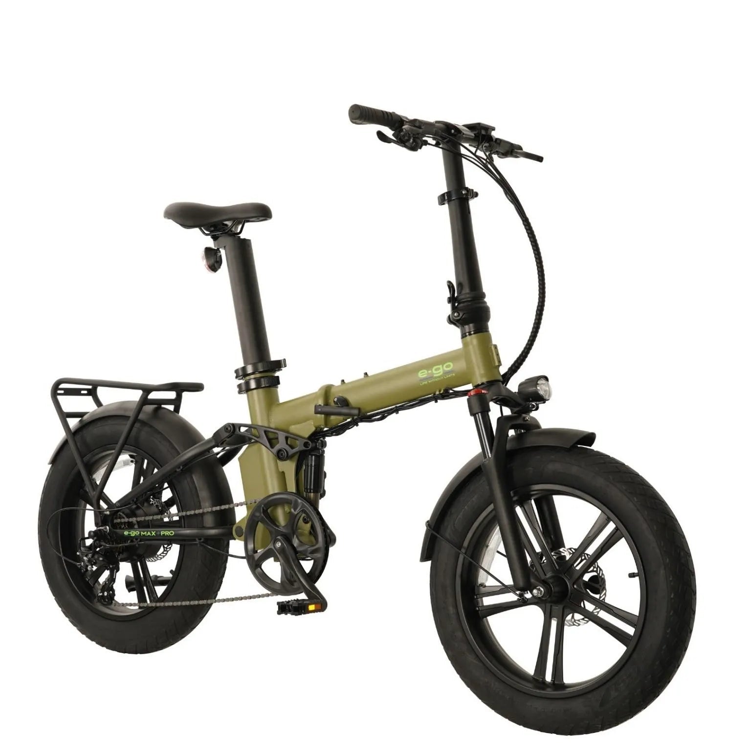 E - Go Max+ PRO Fat Tyre Folding E - Bike 250w (3 colours) - BikeVentures