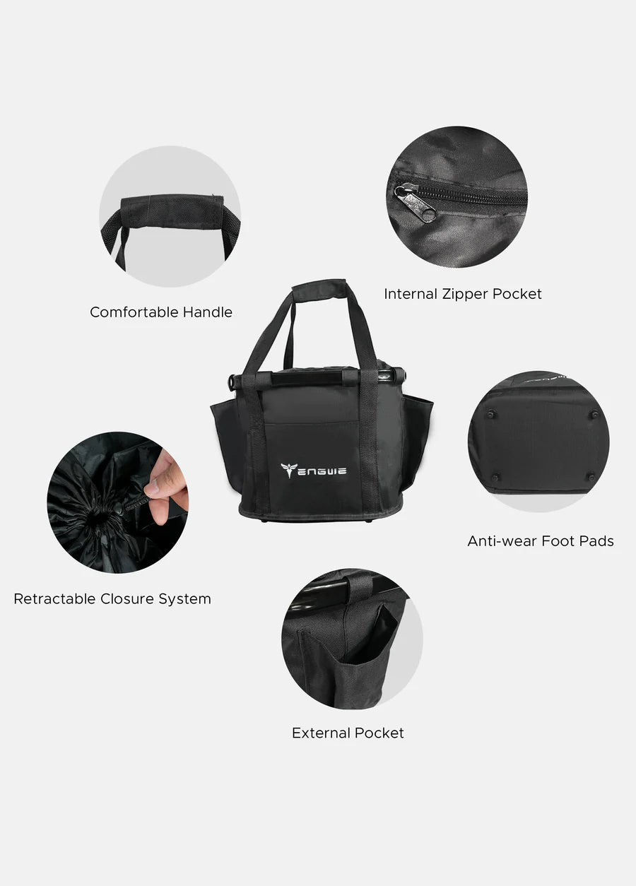 ENGWE 19L Adjustable Handlebar Basket - BikeVentures