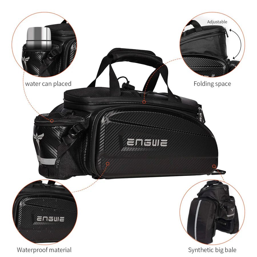 Engwe 35L Waterproof Bike Rack Bag - BikeVentures