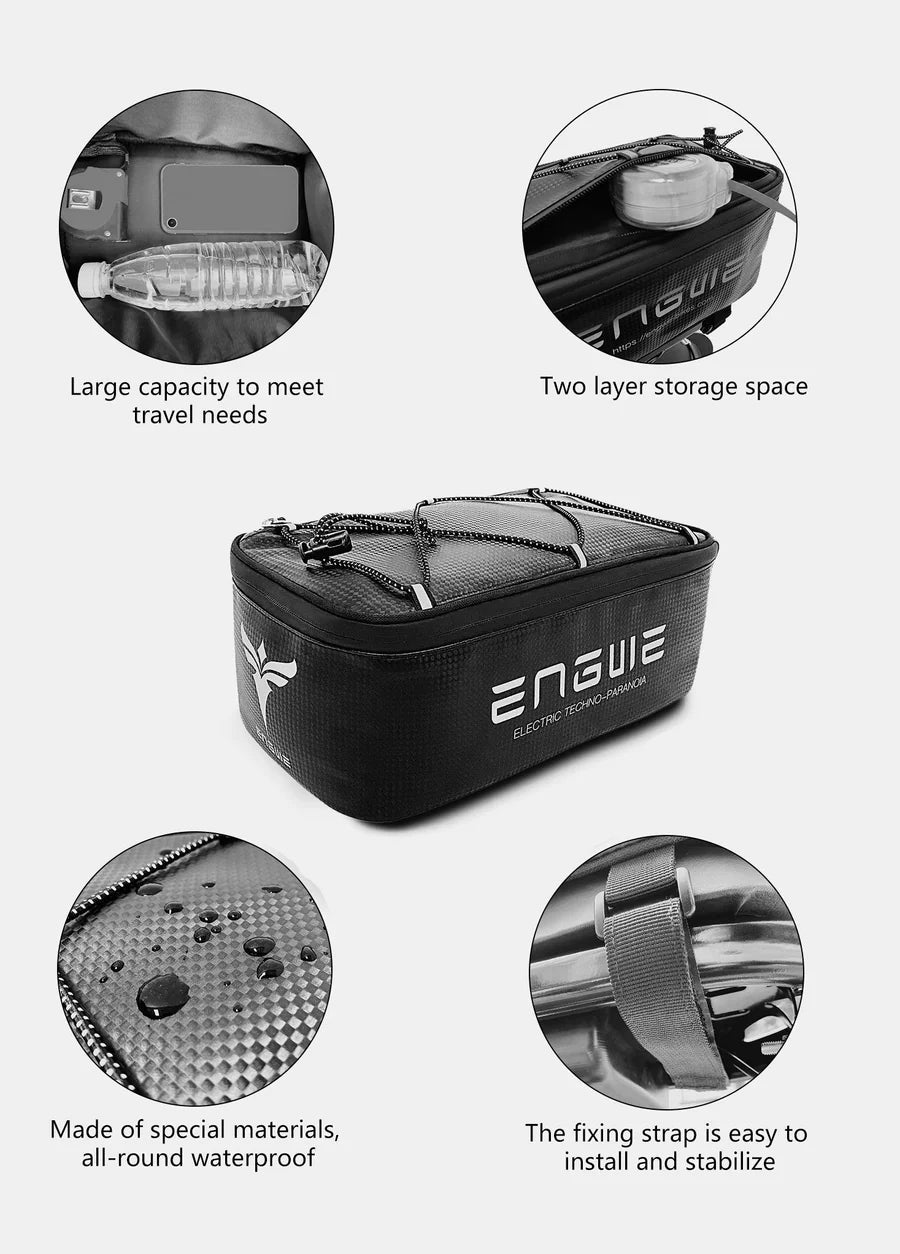 Engwe 7L Waterproof Bike Rack Bag - BikeVentures