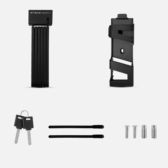 ENGWE Compact Folding Bike Lock with 2 Keys - Length 100 cm - BikeVentures