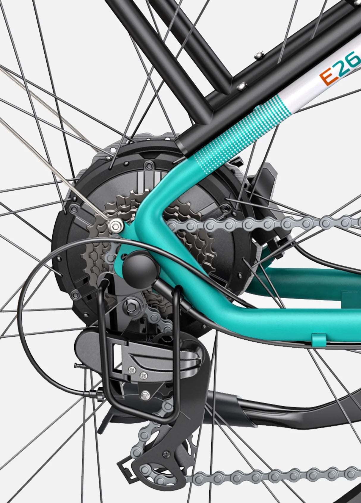 ENGWE E26 250W 140 km Max Speed 25 km/h Dual Suspension All - Terrain E - bike - BikeVentures