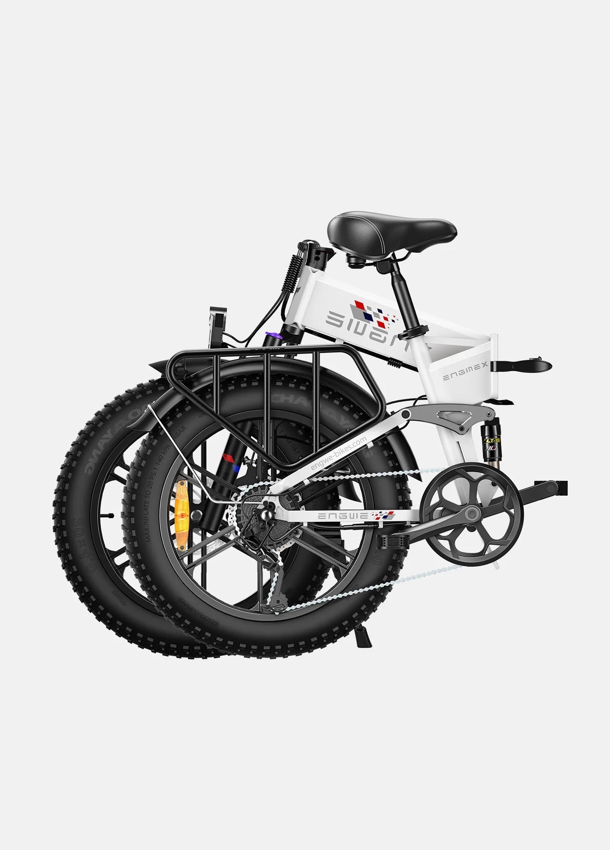 ENGWE ENGINE X 250W 100 km Range Max Speed 25 km/h Full Suspension Foldable E - bike - BikeVentures