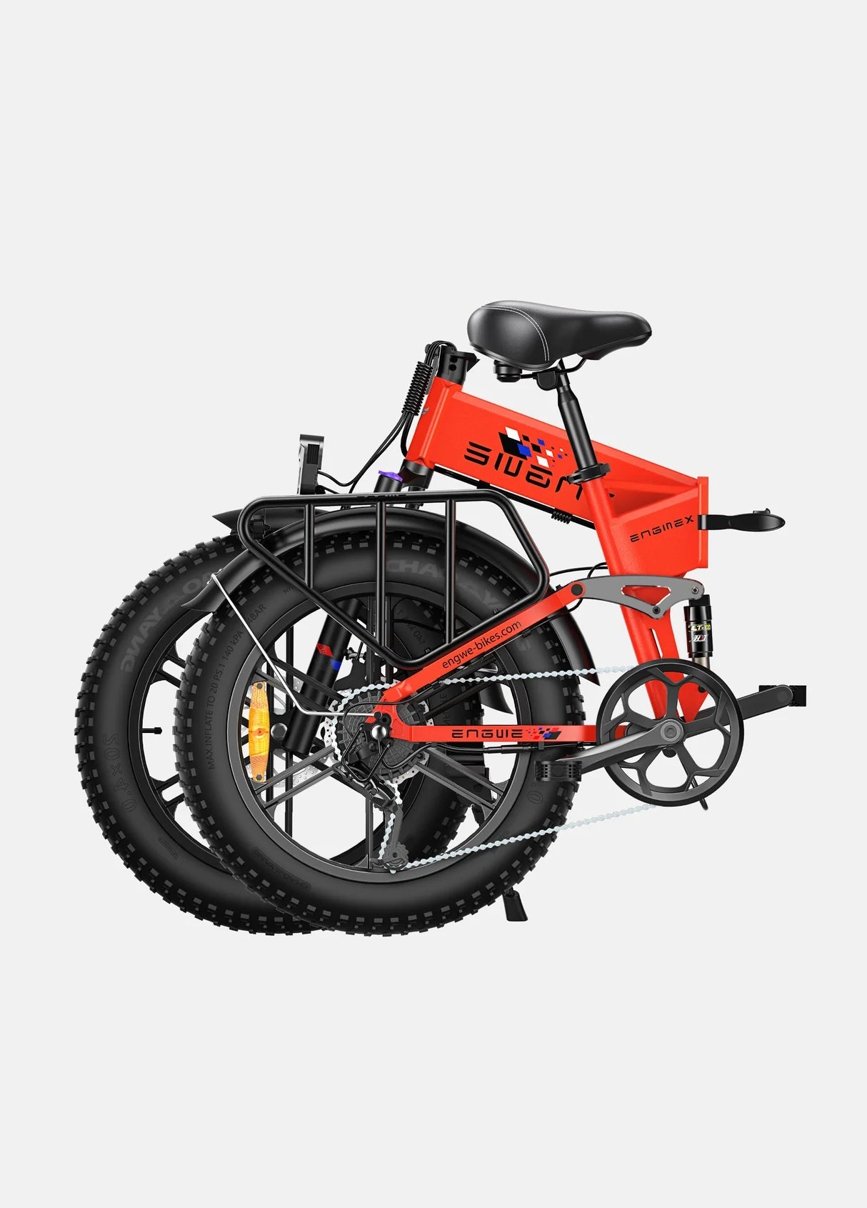 ENGWE ENGINE X 250W 100 km Range Max Speed 25 km/h Full Suspension Foldable E - bike - BikeVentures