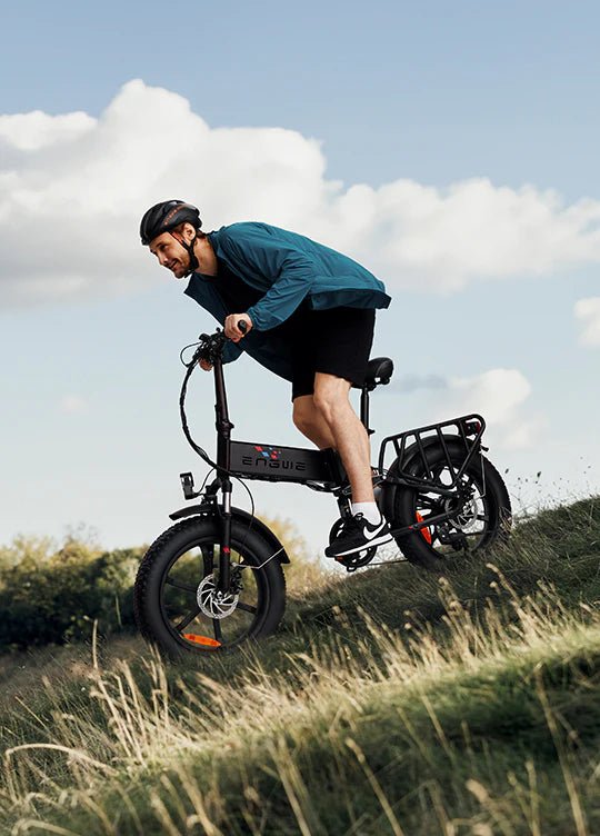 ENGWE ENGINE X 250W 100 km Range Max Speed 25 km/h Full Suspension Foldable E - bike - BikeVentures