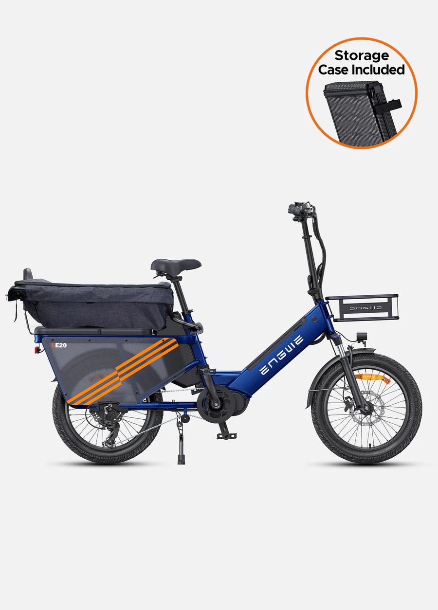 ENGWE LE20 250W Mid - drive Torque Sensor Step - Thru Cargo Ebike - BikeVentures
