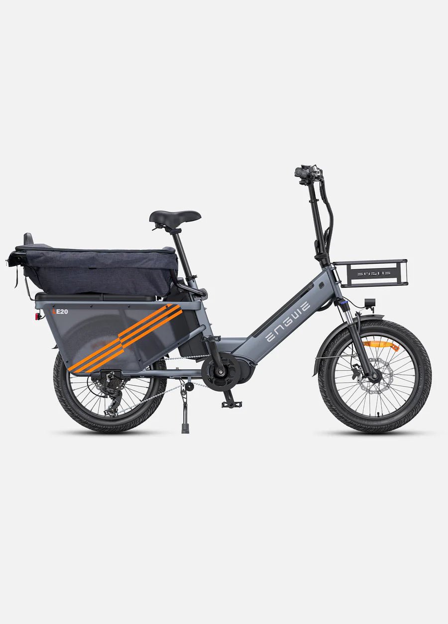 ENGWE LE20 250W Mid - drive Torque Sensor Step - Thru Cargo Ebike - BikeVentures