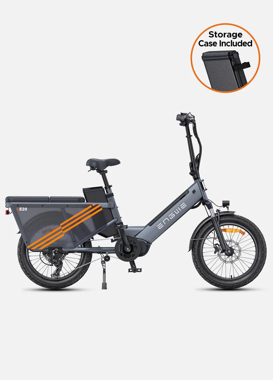 ENGWE LE20 250W Mid - drive Torque Sensor Step - Thru Cargo Ebike - BikeVentures