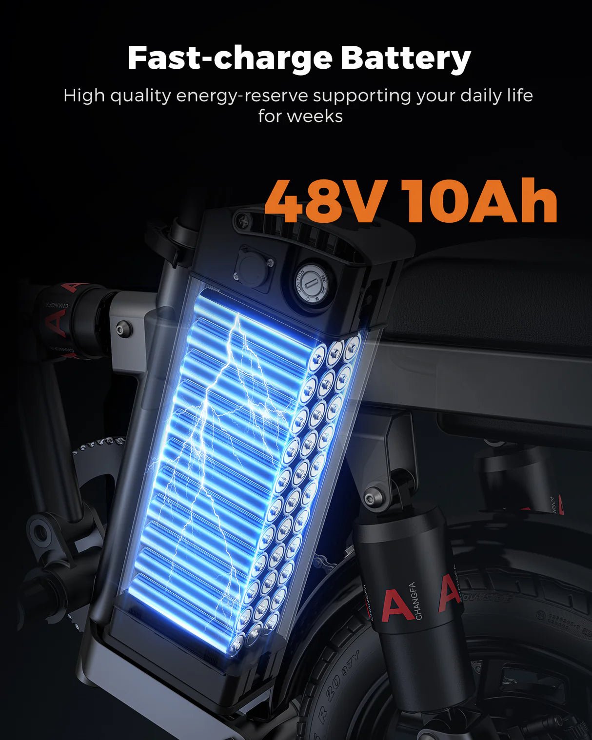 ENGWE T14 25OW Foldable Electric Bike City E - bike 1OAh 25km/h 8Okm - BikeVentures
