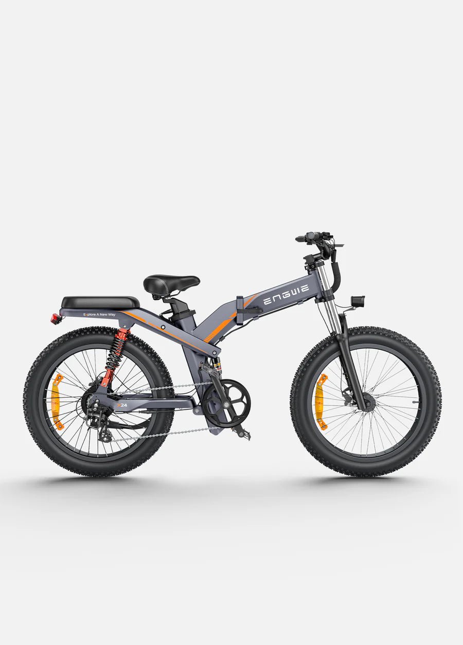Engwe X24Max Speed 25 km/h Triple Suspension Foldable E - Bike - BikeVentures