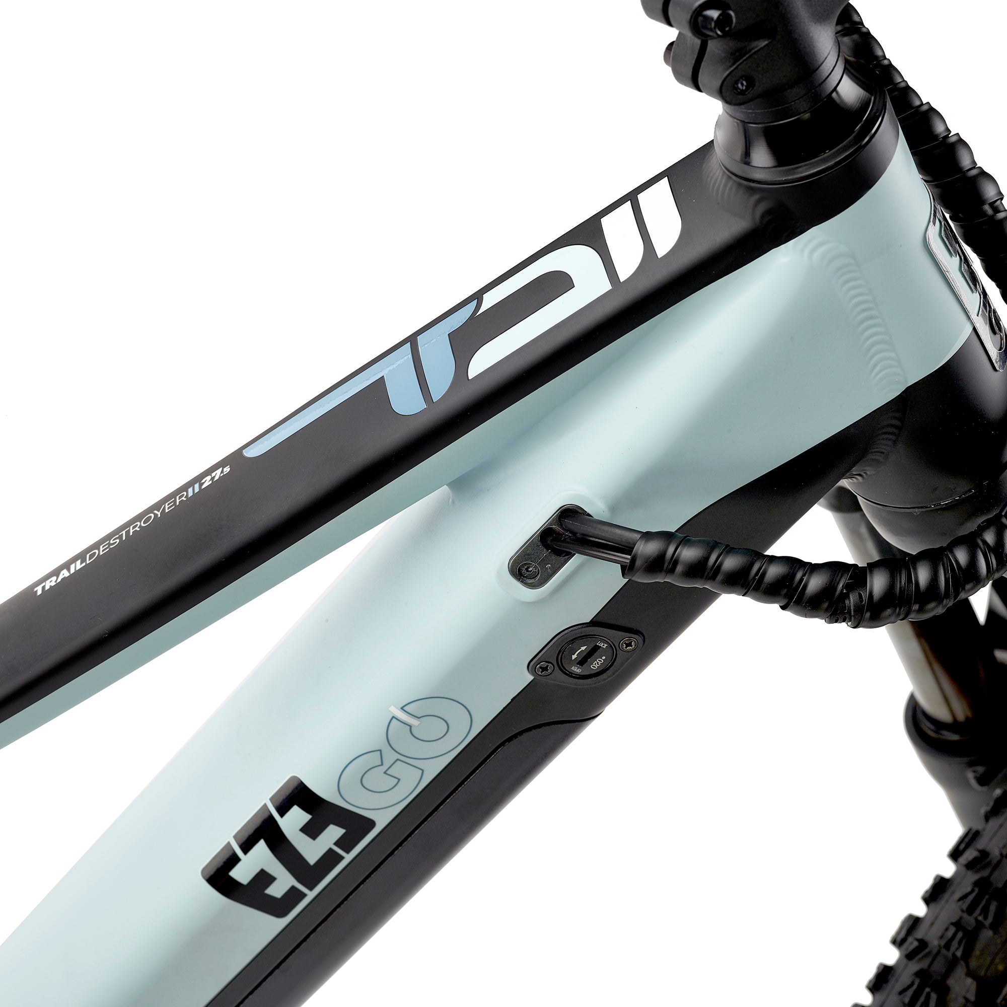 Ezego Trail Destroyer II Ice Blue - Hardtail E - MTB - BikeVentures
