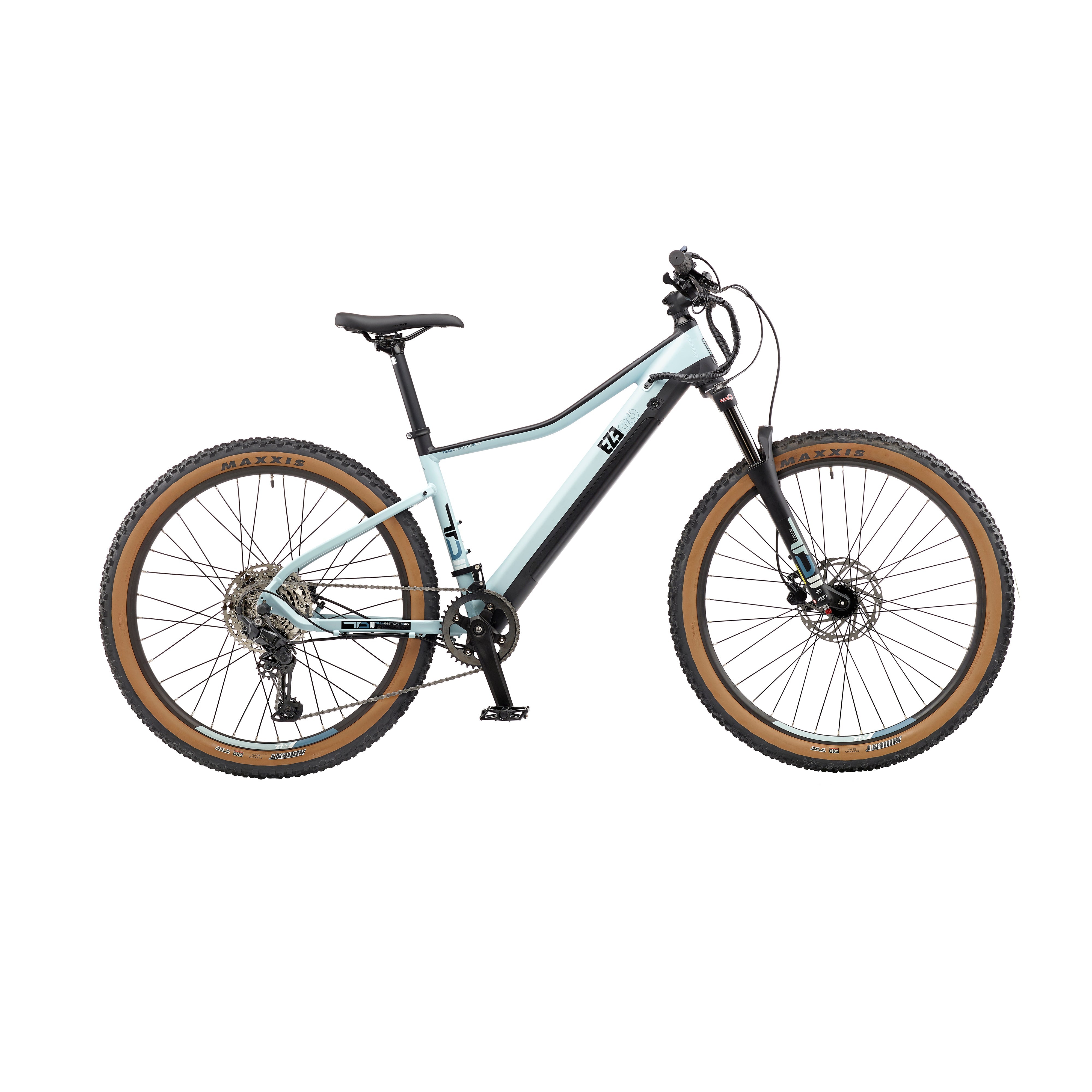 Ezego Trail Destroyer II Ice Blue - Hardtail E - MTB - BikeVentures