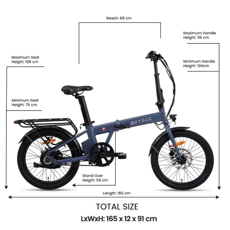 Hygge Virum Auto Folding E - Bike - BikeVentures