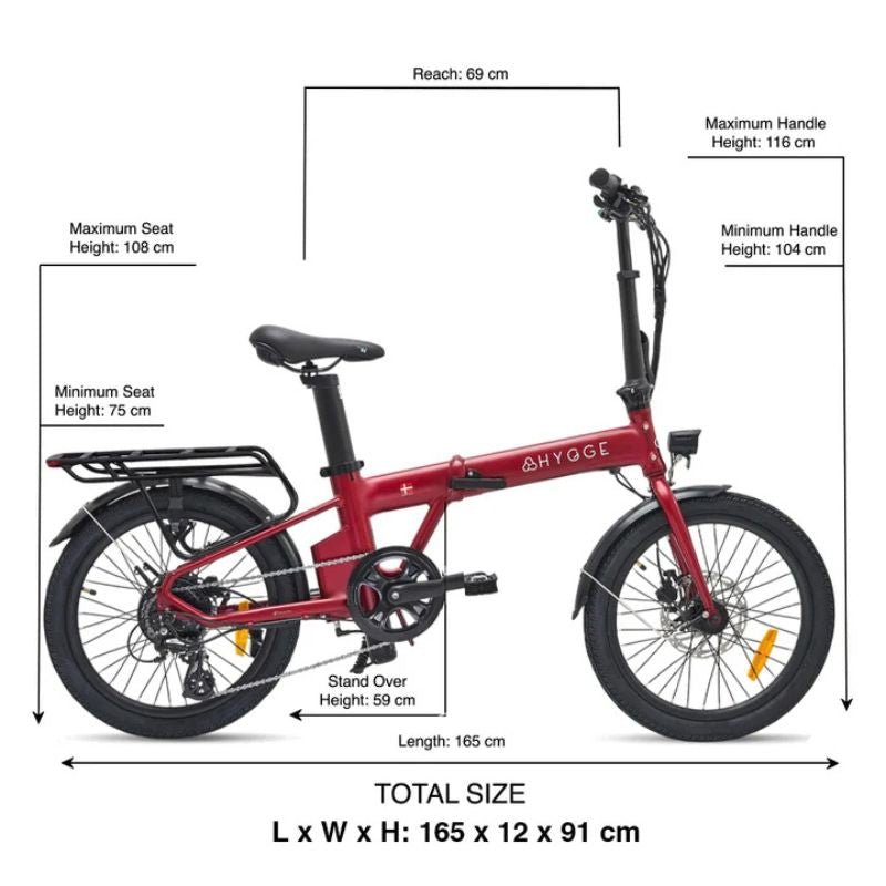Hygge Virum Folding E - Bike - BikeVentures
