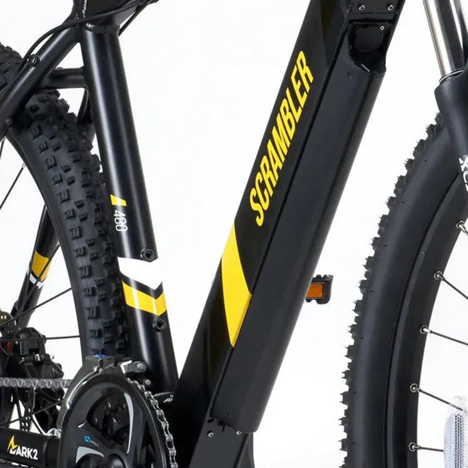 MARK2 SCRAMBLER C - LIGHTWEIGHT ELECTRIC MOUNTAIN BIKE - 250W, MID - DRIVE MOTOR, OFF - ROAD - BikeVentures