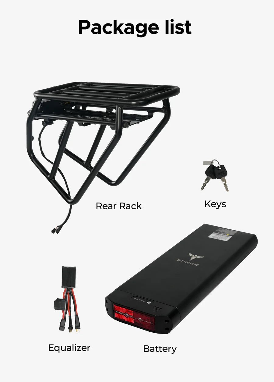Rear Rack + 13Ah Rear Battery for Engine Pro / Engine X - BikeVentures