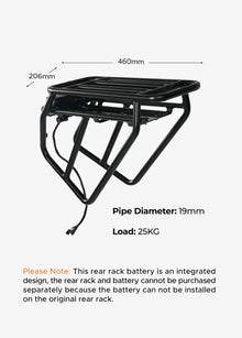 Rear Rack + 13Ah Rear Battery for Engine Pro / Engine X - BikeVentures