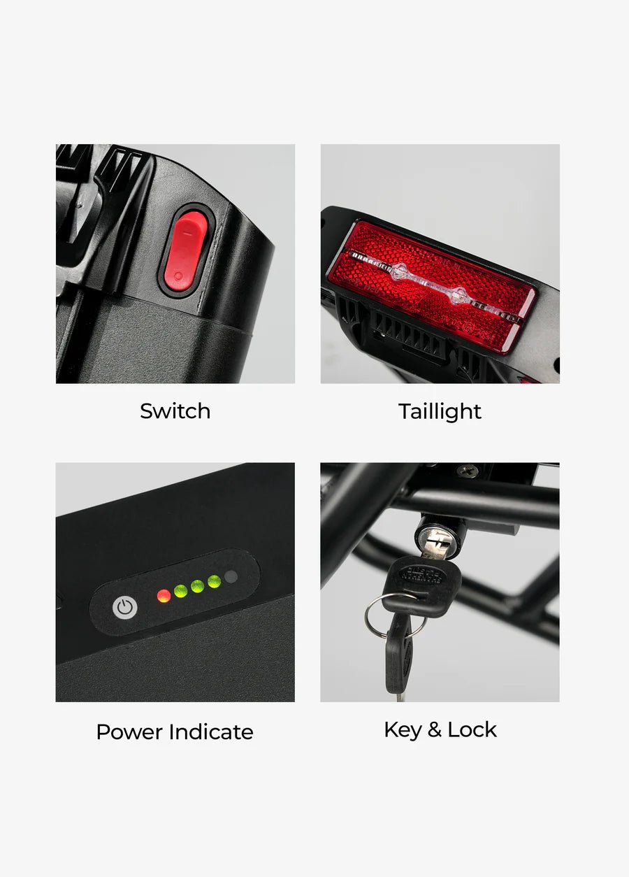 Rear Rack + 13Ah Rear Battery for Engine Pro / Engine X - BikeVentures
