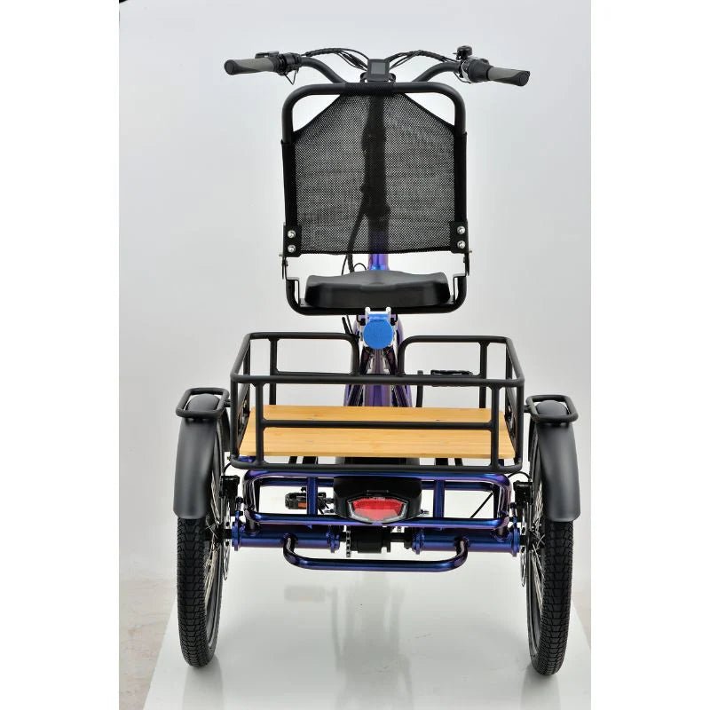 Revom T4 Semi - Recumbent Electric Tricycle 250W - BikeVentures